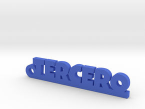 TERCERO_keychain_Lucky in Blue Processed Versatile Plastic
