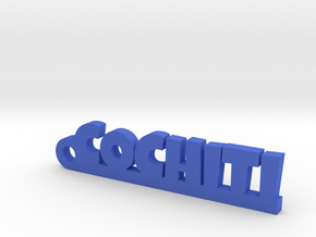 COCHITI_keychain_Lucky in Blue Processed Versatile Plastic