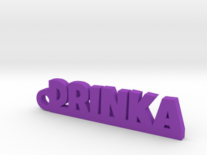 DRINKA_keychain_Lucky in Purple Processed Versatile Plastic