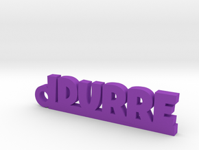 IDURRE_keychain_Lucky in Purple Processed Versatile Plastic