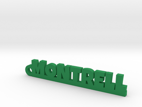 MONTRELL_keychain_Lucky in Green Processed Versatile Plastic