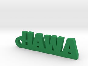 HAWA_keychain_Lucky in Green Processed Versatile Plastic