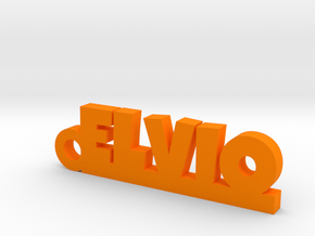 ELVIO_keychain_Lucky in Orange Processed Versatile Plastic