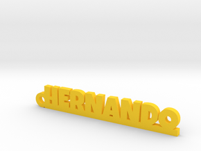 HERNANDO_keychain_Lucky in Polished and Bronzed Black Steel
