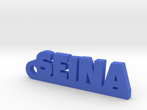 SEINA_keychain_Lucky in Blue Processed Versatile Plastic