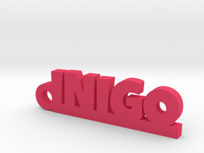 INIGO_keychain_Lucky in Pink Processed Versatile Plastic