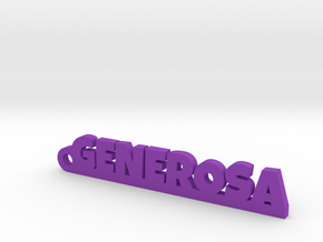 GENEROSA_keychain_Lucky in Purple Processed Versatile Plastic