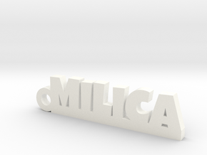 MILICA_keychain_Lucky in Fine Detail Polished Silver