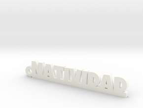 NATIVIDAD_keychain_Lucky in Natural Sandstone