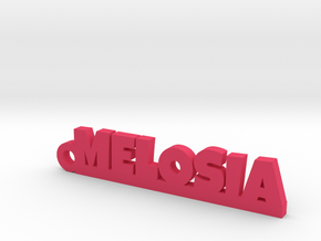 MELOSIA_keychain_Lucky in Pink Processed Versatile Plastic