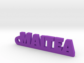 MAITEA_keychain_Lucky in Purple Processed Versatile Plastic