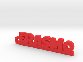 ERASMO_keychain_Lucky in Red Processed Versatile Plastic
