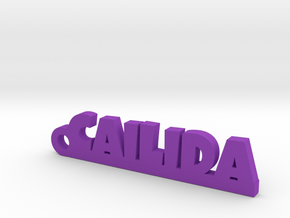 CAILIDA_keychain_Lucky in Purple Processed Versatile Plastic