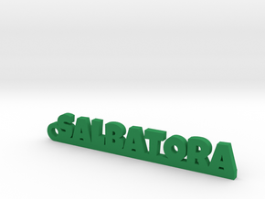 SALBATORA_keychain_Lucky in Green Processed Versatile Plastic