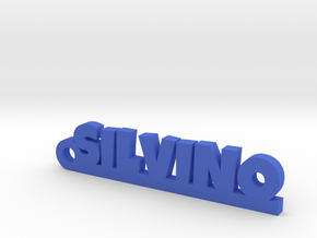 SILVINO_keychain_Lucky in Fine Detail Polished Silver