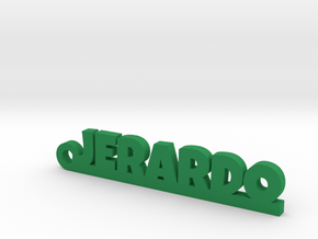 JERARDO_keychain_Lucky in Green Processed Versatile Plastic