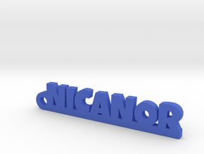 NICANOR_keychain_Lucky in Blue Processed Versatile Plastic