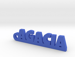 AGACIA_keychain_Lucky in Blue Processed Versatile Plastic