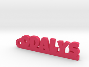 ODALYS_keychain_Lucky in Fine Detail Polished Silver