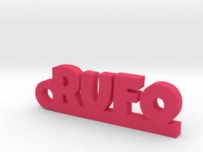 RUFO_keychain_Lucky in Pink Processed Versatile Plastic
