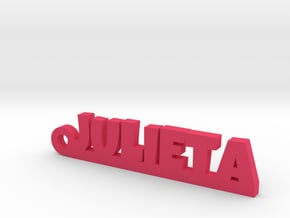 JULIETA_keychain_Lucky in Pink Processed Versatile Plastic