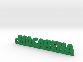 MACARENA_keychain_Lucky in Green Processed Versatile Plastic