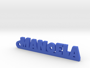 MANOELA_keychain_Lucky in Blue Processed Versatile Plastic