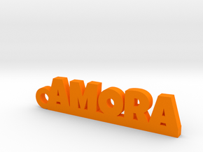 AMORA_keychain_Lucky in Orange Processed Versatile Plastic