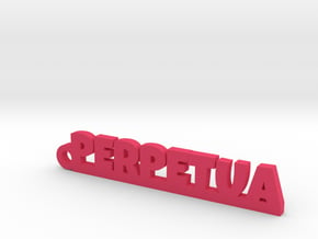 PERPETUA_keychain_Lucky in Pink Processed Versatile Plastic