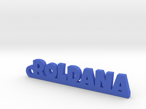 ROLDANA_keychain_Lucky in Polished Brass