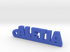 ALETIA_keychain_Lucky in Blue Processed Versatile Plastic