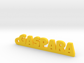 GASPARA_keychain_Lucky in Yellow Processed Versatile Plastic