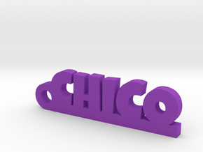 CHICO_keychain_Lucky in Purple Processed Versatile Plastic