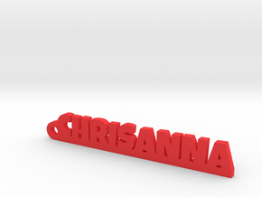 CHRISANNA_keychain_Lucky in Red Processed Versatile Plastic