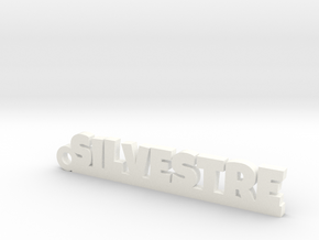 SILVESTRE_keychain_Lucky in White Processed Versatile Plastic