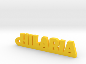 HILARIA_keychain_Lucky in Yellow Processed Versatile Plastic