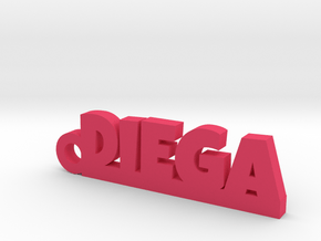 DIEGA_keychain_Lucky in Pink Processed Versatile Plastic