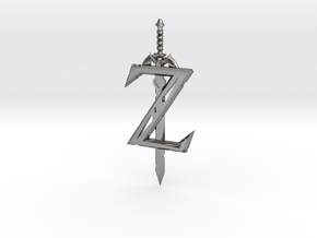 Breath of the Z -- Pendant in Polished Silver