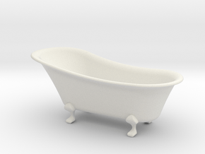 bathtub 1-24  in White Natural Versatile Plastic