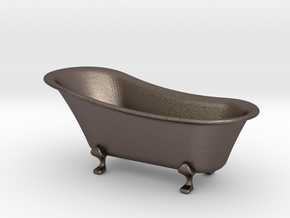 bathtub 1-24  in Polished Bronzed Silver Steel