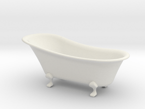 bathtub 1-12  in White Natural Versatile Plastic