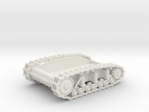 T-18 Running Gear Box in White Natural Versatile Plastic