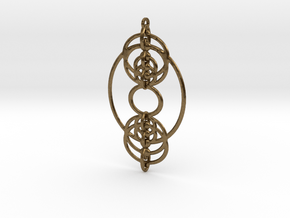 YyDS Pendant in Natural Bronze