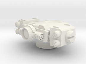 Rocket Turret in White Premium Versatile Plastic