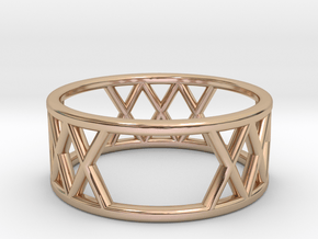 XXX Ring Size-6 in 14k Rose Gold