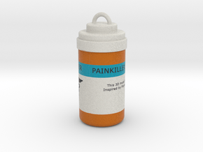 Painkiller Keyring Pendant From PUBG in Full Color Sandstone