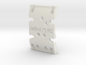 JaBird ;^) RC Dual Purpose SCX10 & SCX10.2 Skid Pl in White Natural Versatile Plastic