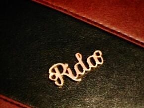 Personalised Name Pendant in 14k Rose Gold Plated Brass