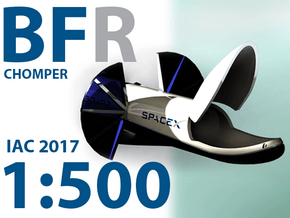 BFR Chomper  in White Natural Versatile Plastic