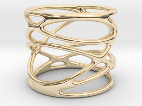 Ring - Mimas Seven in 14k Gold Plated Brass
